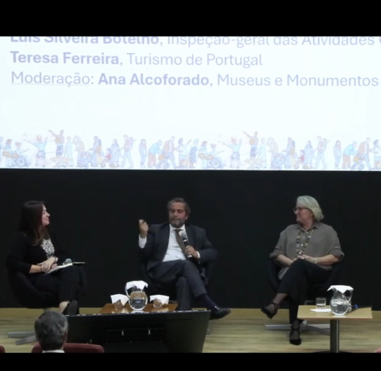 Imagem do Inspetor Geral no Painel sobre o dia nacional das acessibilidades