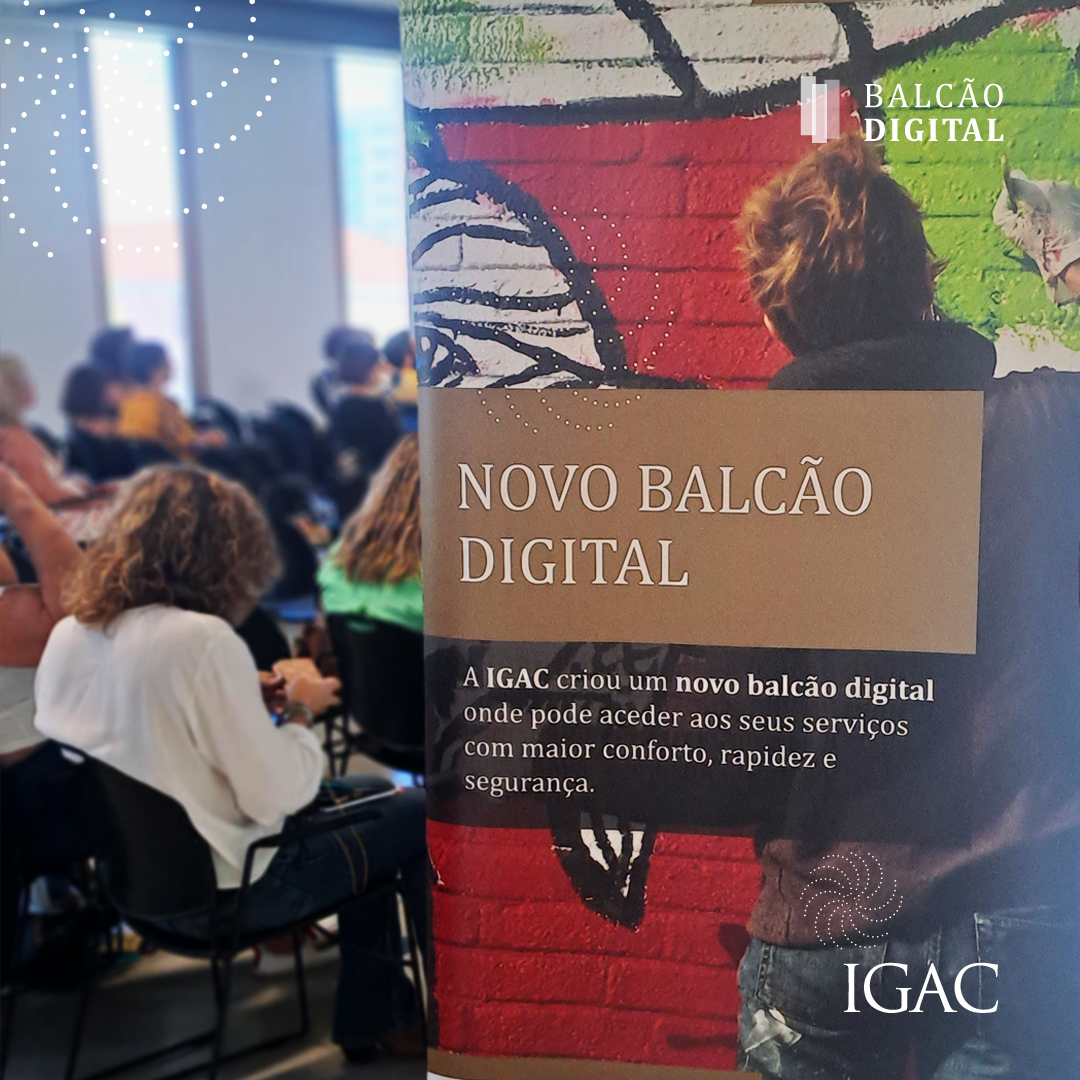 Fotografia do evento de lançamento do novo balcão digital
